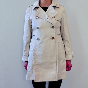 GUCCI Vintage Trench Coat Tan Beige